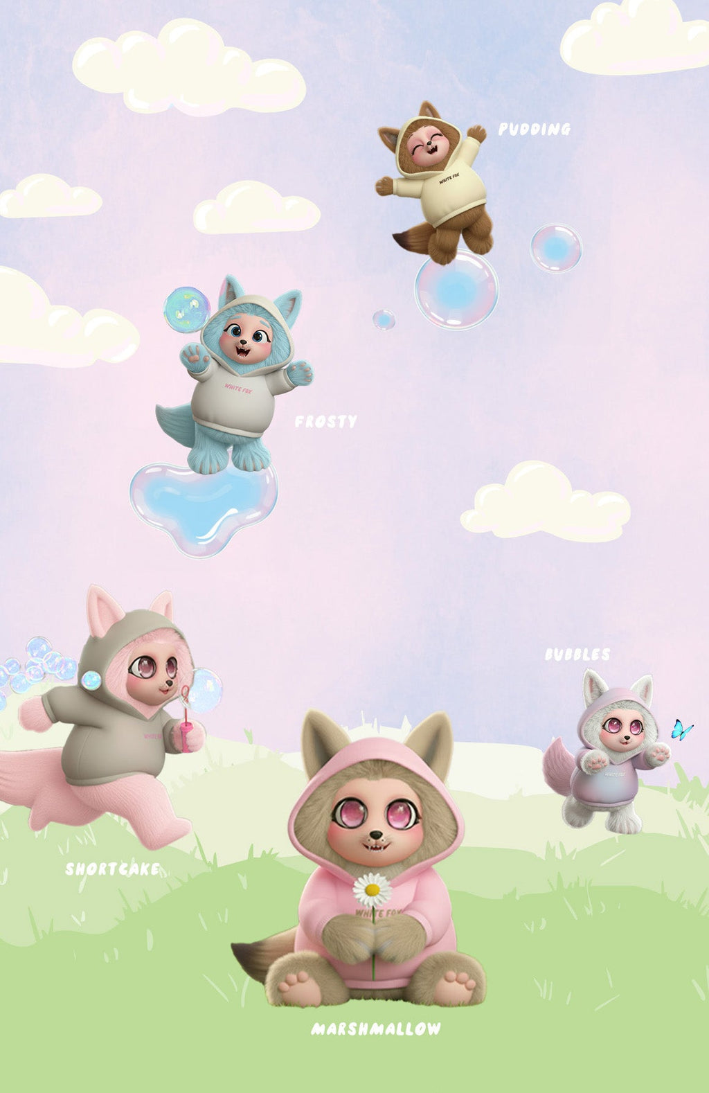 Bubbles & Foxy Friends