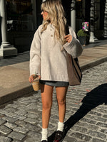 Winter's Chill Knit Sweater Oat