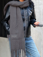 Luna Scarf Charcoal
