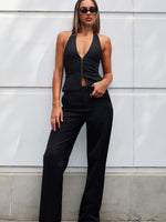 Only Acting Pants Black