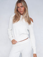 Please Be Mine Knit Sweater Off White