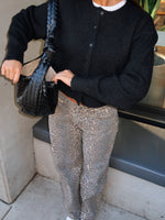 Warm Whispers Knit Cardigan Black