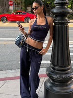 Chill In Style Track Pants Navy