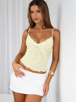 Sweet Sensation Cami Top Lemon