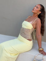 Compliment Me Maxi Dress Lemon