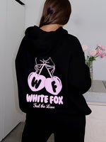 Feel The Love Oversized Hoodie Black
