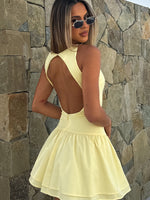 Good Girl Mini Dress Lemon