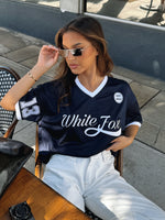 Hit A Home Run Oversized Jersey Navy