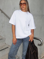 Let It Out Oversized Tee White