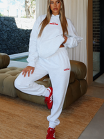 With Love In The Moment Sweatpants Grey Marle