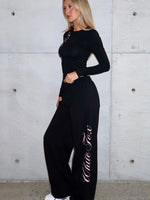 Luxurious Girl Track Pants Black