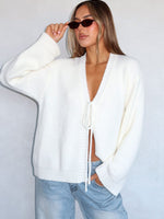 Flashback Knit Cardigan Off White