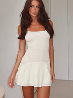 Nothing Is Over Mini Dress Lemon