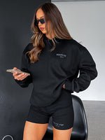 Offstage Ribbed Bike Shorts Onyx