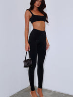 Running Late Embellished Pants Black
