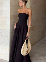 Take Back Maxi Dress Chocolate