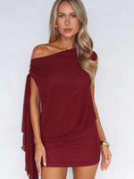 Sicilian Dreams Mini Dress Wine