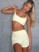 Motivate You Sports Bra Lemon