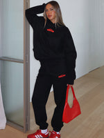 With Love In The Moment Sweatpants Black
