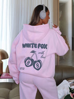With Love In The Moment Oversized Hoodie Pink