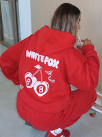 With Love In The Moment Oversized Hoodie Red