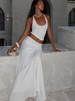 Sunbliss Maxi Skirt White