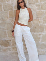 Sweet Like Me Wide Leg Pants White