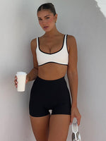 Keep Up High Waisted Shorts 4" Black