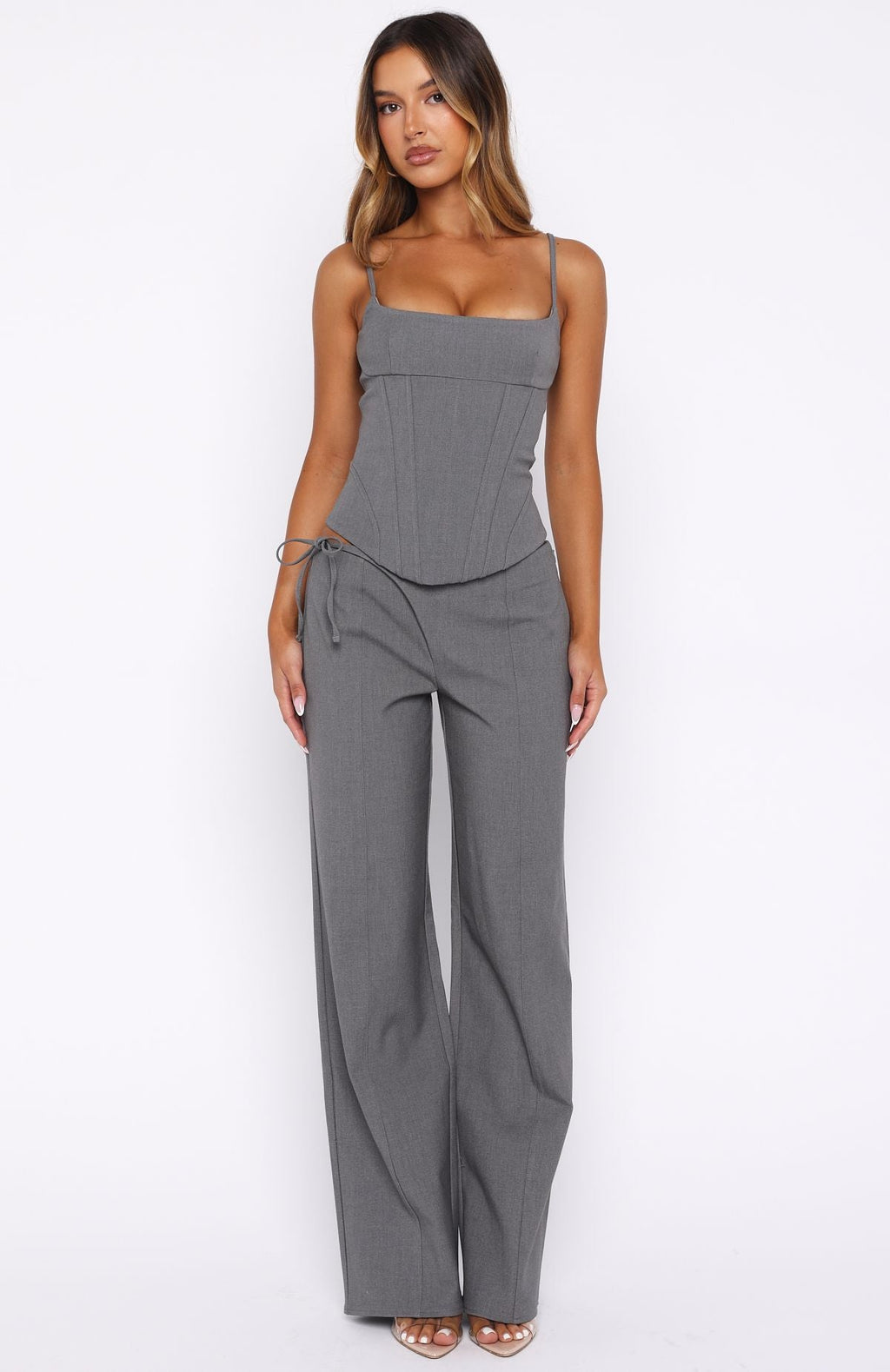 Heartfelt Moments Bustier Grey