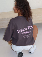 Midnight Chill Oversized Tee Charcoal