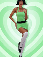 Sugar, Spice And Everything Nice Mini Dress Green