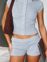 Almost Love Knit Top Grey