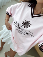 Along The Way Oversized Jersey Pink