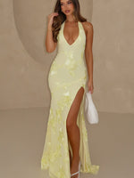 Always Yours Maxi Dress Lemon