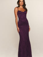 Blossom Belle Maxi Dress Plum