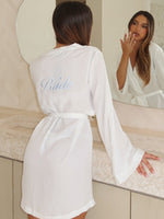 Bridal Party Robe White