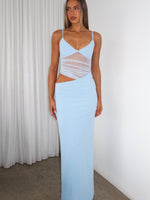 Call Me Up Maxi Dress Blue
