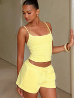Causing Commotion Terry Singlet Lemon
