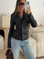 Classic Babe PU Jacket Black