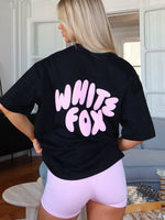 Club 14 Allie Oversized Tee Black