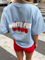Club 14 Cassie Oversized Tee Blue
