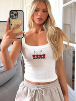 Club 14 Taylah Singlet Top White
