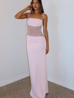 Compliment Me Maxi Dress Baby Pink