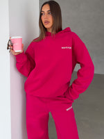 Core Classic Oversized Hoodie Berry