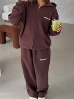 Core Classic Barrel Leg Sweatpants Chocolate