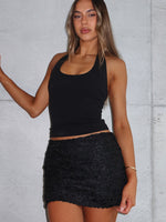 Do What I'm Told Mini Skirt Black
