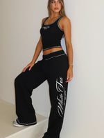 Don't Need Anyone Track Pants Black