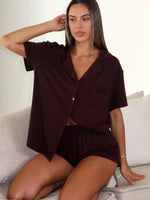 Dreamscape Pyjama Set Chocolate