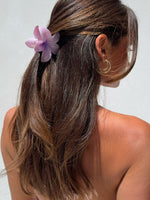 Floral Charm Hair Clip Lilac