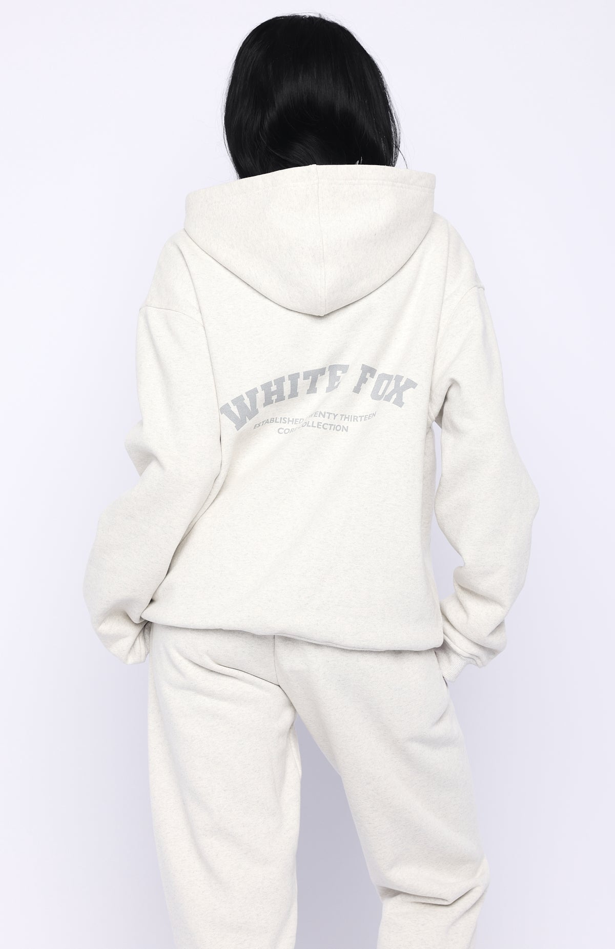 It's Your Chance Oversized Hoodie Grey Marle